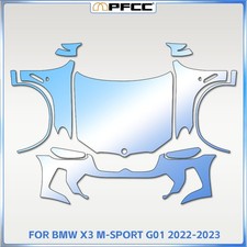 For BMW X3 M-SPORT G01 2022-23 Full Front Precut Paint Protection Film Clear PPF