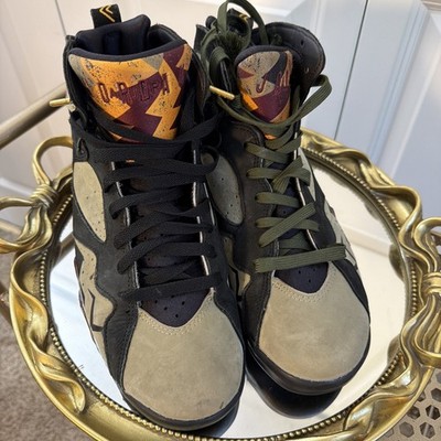 Nike Air Jordan 7 Retro Se Black-Cherrywood Red Mens Sz 8.5