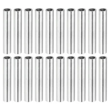 20pcs Round Coupling Nut M4x0.7mm 30mm Rod Bar Stud Tube Nut Sleeve Connector