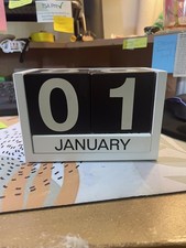 Forever Calendar Wood Blocks Big Numbers Gift Idea