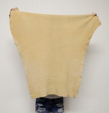 BRAINTAN DEERSKIN Leather Hide for Native Crafts Buckskins Laces Bags Taxidermy