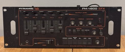 Pyramid Studio PM-4800SFX 3channel mixer Sound Effects Module 30 Powers On