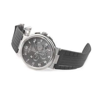 BREGUET Marine Chronograph 5527TI/G2/5WV Titanium Men's Watch ''REFURBISHED''