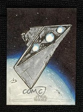 Marketplace image: 2025 Topps Chrome Star Wars Silver Foil 1/1 Trent Westbrook Auto Sketch 3s8