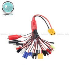 RC Charge Lead 19in1 Multi Charging Battery Cable JST DEANS TAMIYA B6 EC5 TRX XT