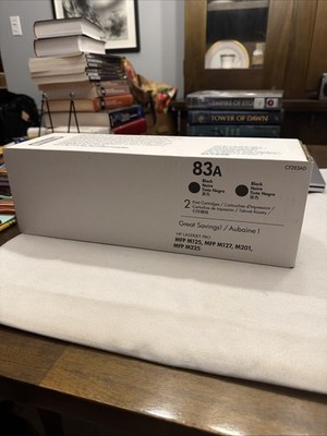(1) HP 83A CF283AD Sealed Black LaserJet Toner Cartridge for M125 M127 M201 M225