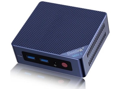 Mini PC, Mini S12 Intel 12th N95(Up to 3.4GHz), 8GB DDR4 256GB M.2