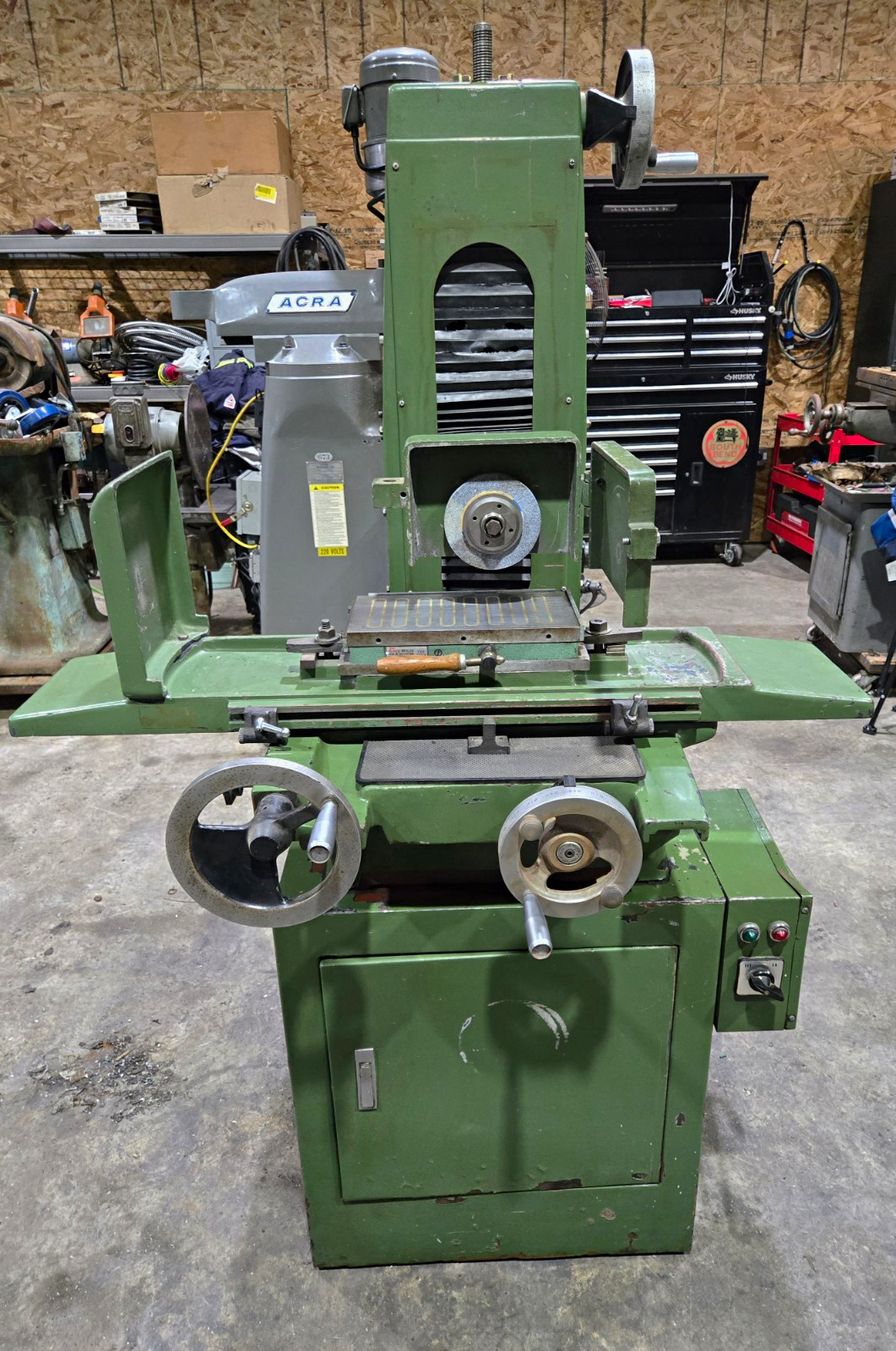 Enco STP 612 6x12 Surface Grinder Manual Horizontal Spindle 220 3PH Machinist