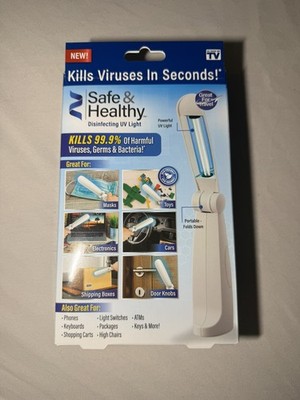 UV Light Kills Harmful Viruses, Germs and Bacteria As Seen On TV! New In Box!