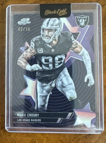 2025 Topps Cosmic Chrome Maxx Crosby Base (RAW)