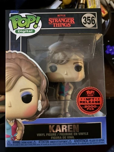 Funko Pop! Vinyl: Stranger Things - Karen (Digital Pop! Release) Funko in stack