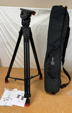 Sachtler FSB 6 T 0405 Fluid Head Tripod System 75mm Spreader Bag QR Plate
