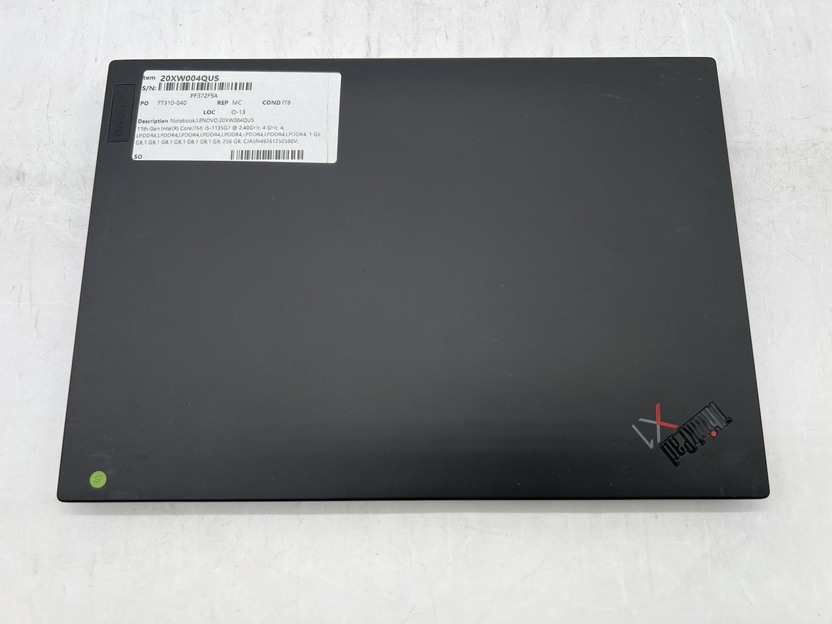 Lenovo ThinkPad X1 Carbon Gen 9, i5-1135G7, 2.40GHz, 8GB, 256GB 