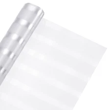 Window Privacy Film, Window Film(Horizontal Stripes Pattern 157.5 "x 18 ")