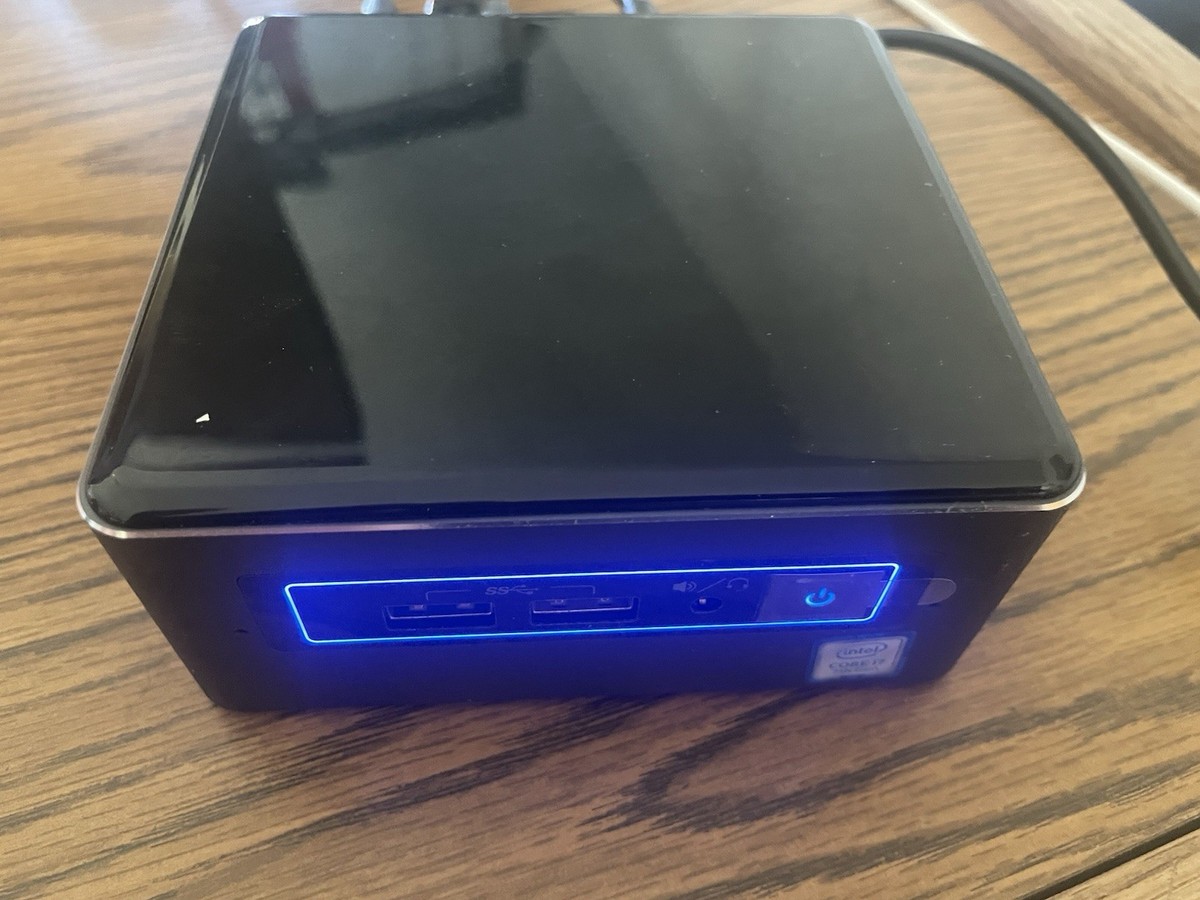 Intel NUC7i7BNH i7 Mini PC 8GB RAM 500GB SSD WiFi+USB Adapter Win