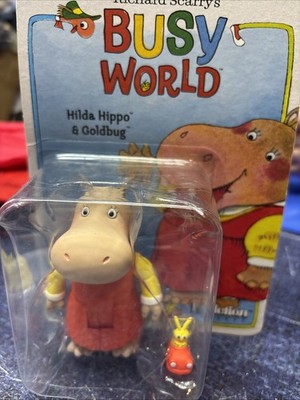 Super7 Richard Scarry Hilda Hippo and Goldbug - 3.75'' Richard Scarry Books Ac...