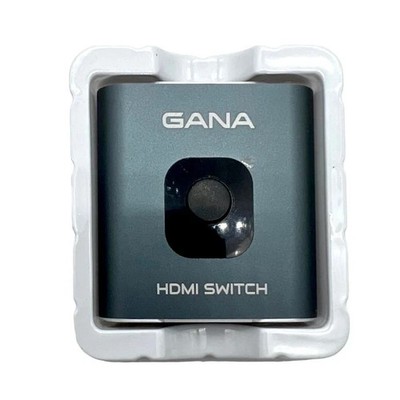 HDMI Switch 4K@60Hz Splitter, GANA Aluminum Bidirectional HDMI Switcher 2 in 1