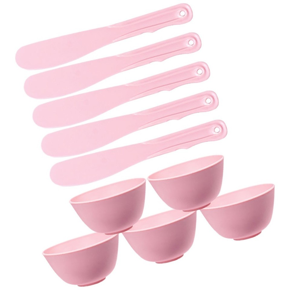 5 Sets Mask Mixing Silicone Bowl Container Facial Tool Bowls for ...