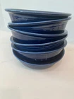 HLC Cobalt Blue Fiesta 7" Cereal Fruit Bowls Lot Of 6 Fiestaware Vintage