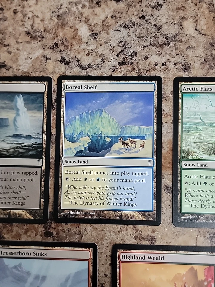 5 Dual Land - Coldsnap - 1x of each NM Collector Sets  Magic MTG Snow Mana - Image 4 of 4