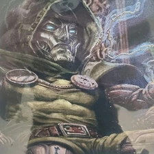 DOCTOR DOOM THRONE ART PRINT Comic “BEN GRIMM DOES NOT APPROVE” EDITION"