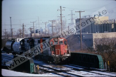 Original Slide GTW Grand Trunk Western 5901 EMD SD40 Proviso ILL 1-94 (AB) (P8)