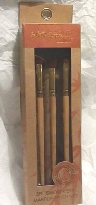 Neu ECOBEAUTY Australia 3-teiliges SMOKEY EYE MAKE-UP PINSEL SET
