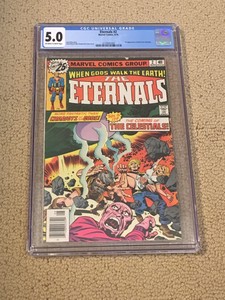 Eternals 2 CGC 5.0 OW/White Pages (1st app of Ajak & the Celestials)- Kirby!! | eBay