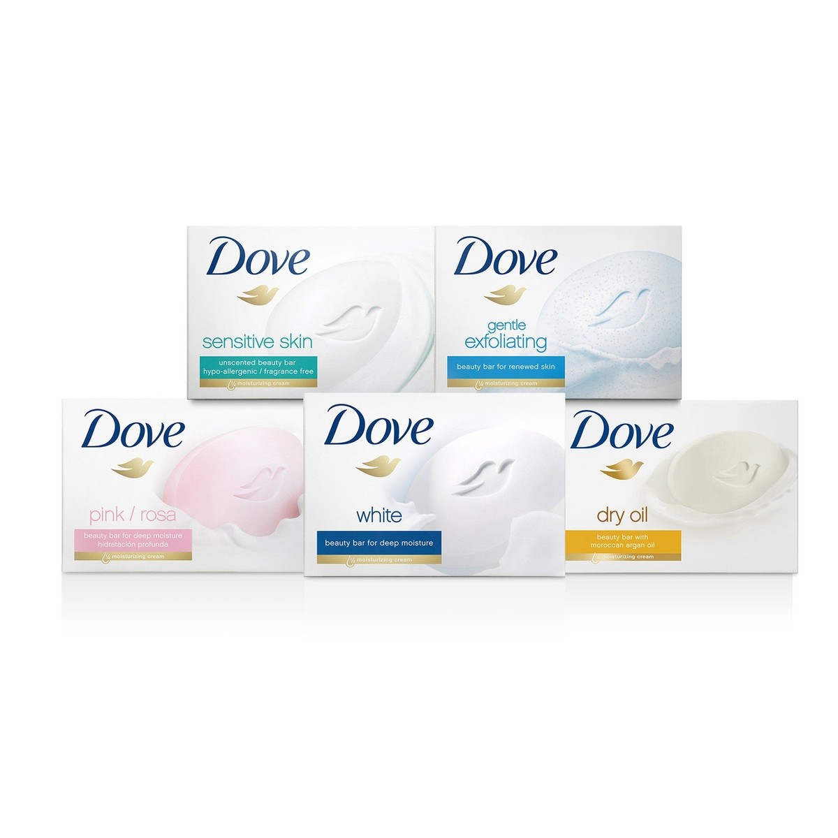Dove Beauty Bar Soap For Sensitive Skin Sensitive Fragrance Free And