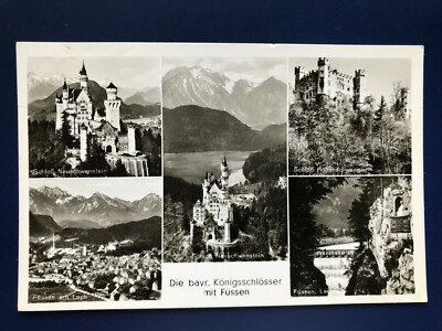 E408 DEUTSCHLAND Die bayr. Königsschlösser mit Füssen 18.9.1957 nach Bad Homburg