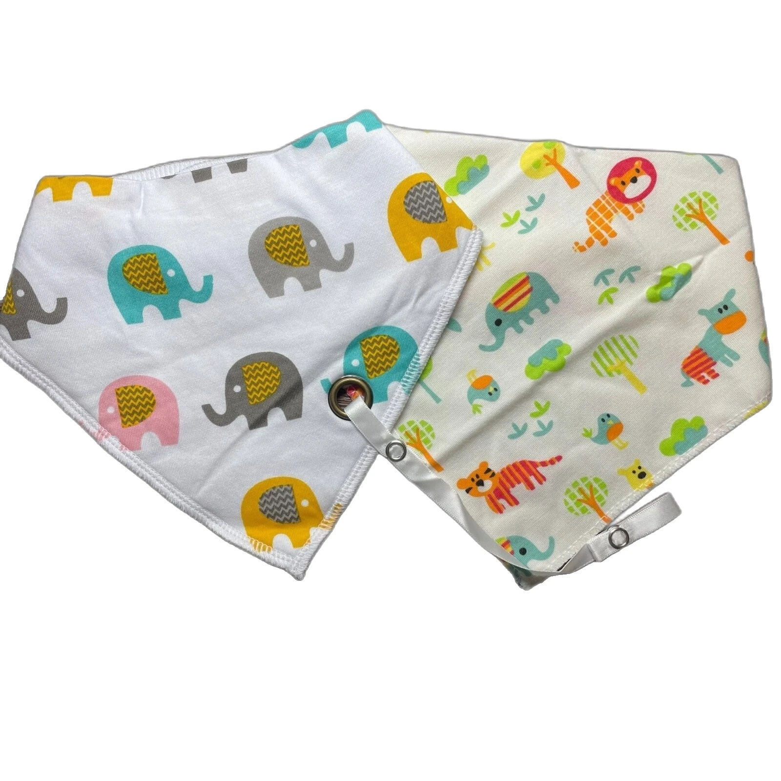 Baberos para Bebé Blanco y eructo Paños