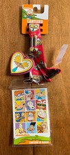 Nickelodeon Hey Arnold Lanyard Badge ID Holder Keychain Arnold Heart Bae Print