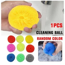 MultiPurpose Plastic Scouring Sponge for Efficient Dishwashing Cleaning New V4T1