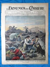 La Domenica del Corriere 10 November 1912 Montenegro - Adrianopolis - E. Garroni