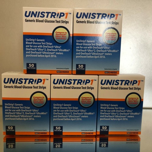 Unistrip 1 Blood Glucose Test Strips 250 Qty. Exp 05/2025. Free shipping eBay