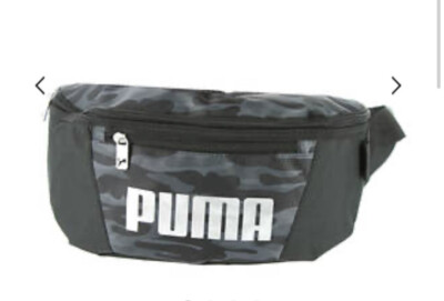 Puma Mens Traverse Waistpack Belt Bag Camouflage Logo Front Zip NEW
