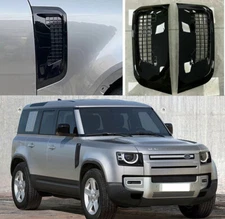 2Pcs Door Side Fender Vent Cover Trim For Land Rover Defender 90 110 2020-2024