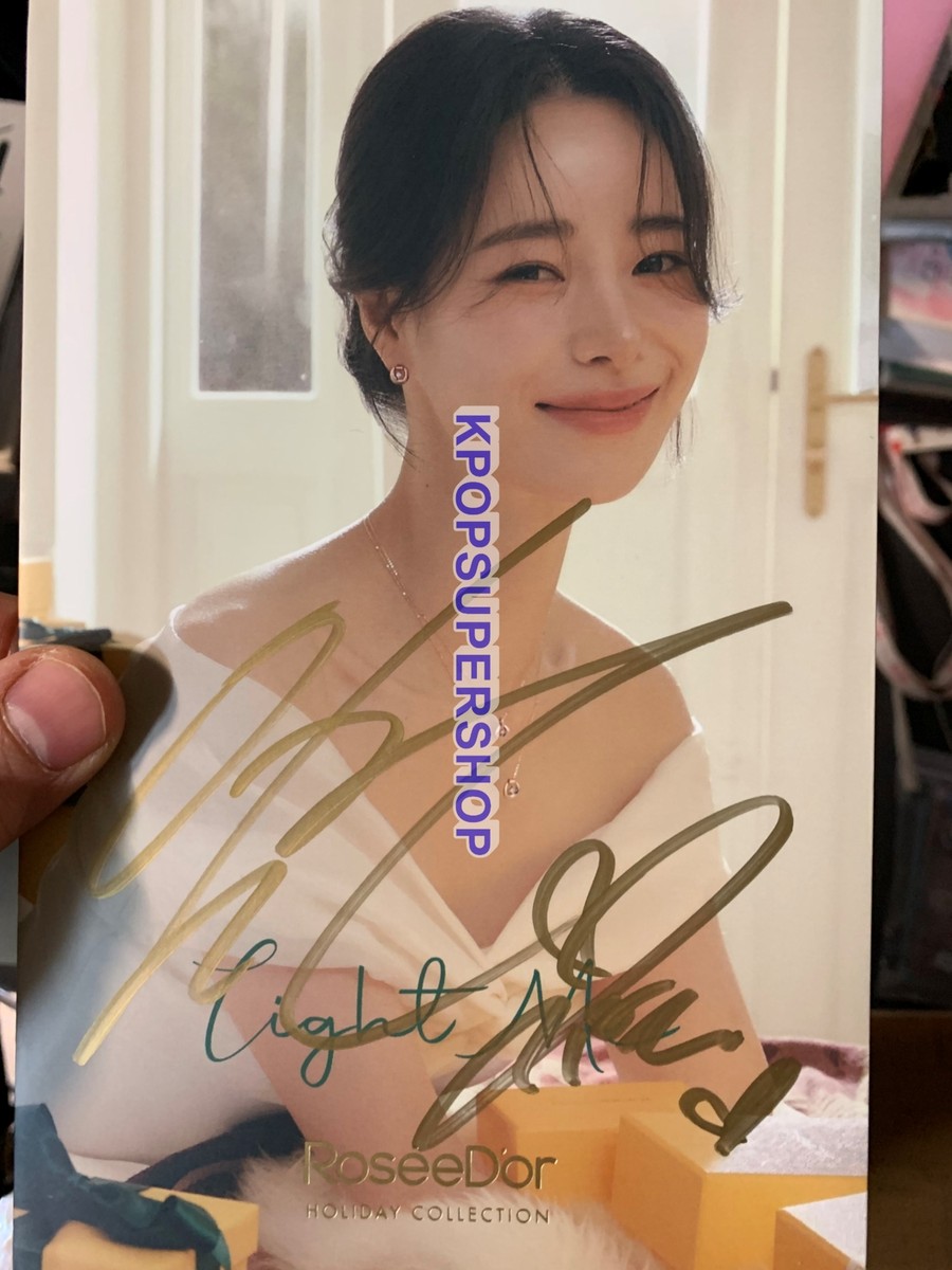 Lim Ji Yeon Autographed Signed Postcard Pamphlet RoseeDor Jewelry