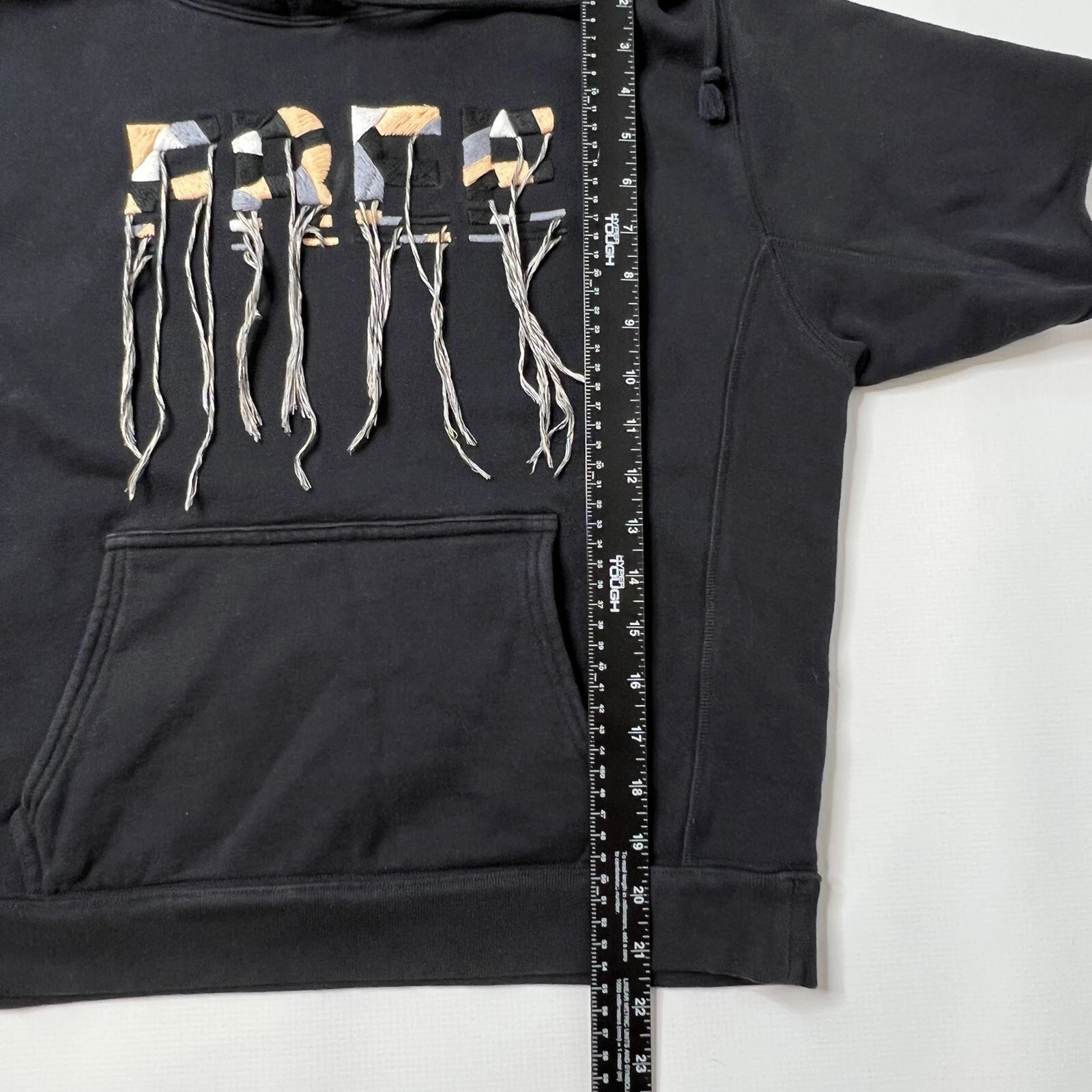 free-people-movement fringed spellout pullover sweatshirt hoodie