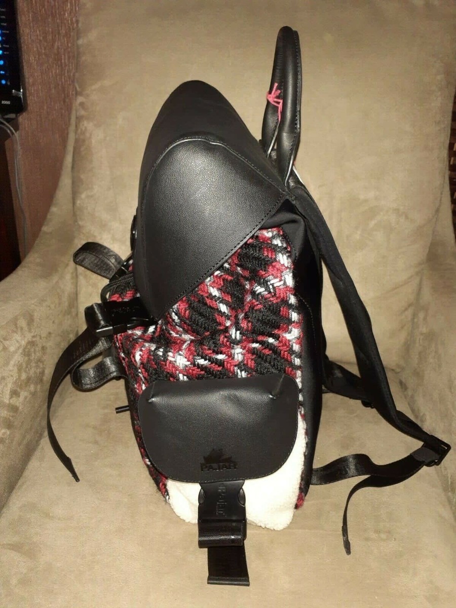 PAJAR-Logan Leather/Knit Luxury Special Force Sport Backpack  display picture 3