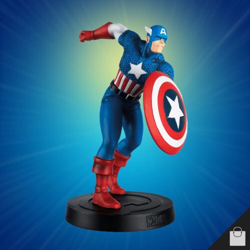 Captain America Avengers Fact Files Figurine Eaglemoss Statue Figure Marvel 1:14 - Picture 1 of 6