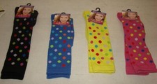 Girls Socks KNEE HIGH "ELITE COLLECTION POLKA DOTS DESIGN BRAND NEW WITH TAGS