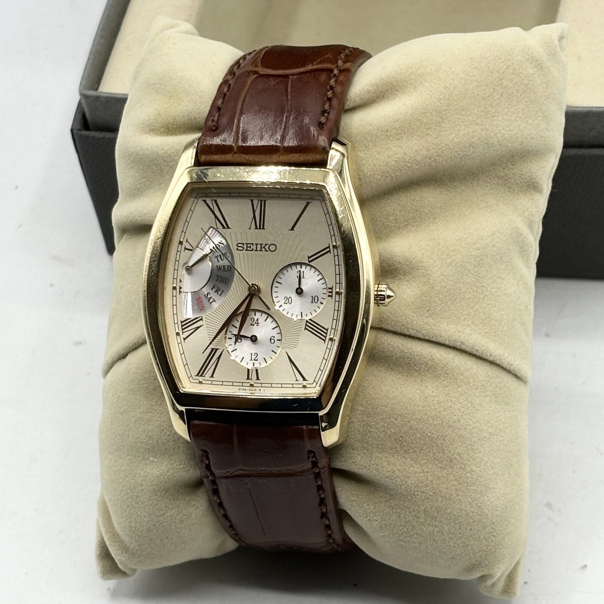Auth SEIKO Watch 5Y66-0AF0 QZ Men International Collection Auth SEIKO Watch 5Y66-0AF0 QZ Men International Collection