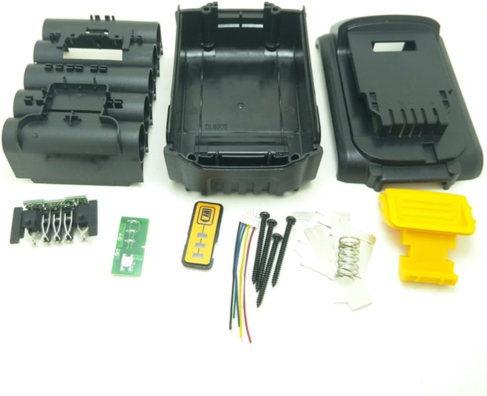 Battery Replacement Plastic Case for Dewalt 20V DCB201,DCB203,DCB204,DCB200