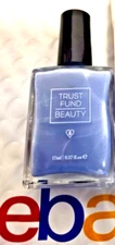 NEW! TRUST FUND BEAUTY nail polish lacquer in I GIVE GOOD TWEET Sky Blue IN BOX