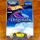 Hot Wheels Vintage Originals Exclusive Muscle Tones Yellow Black Top PC6 2002