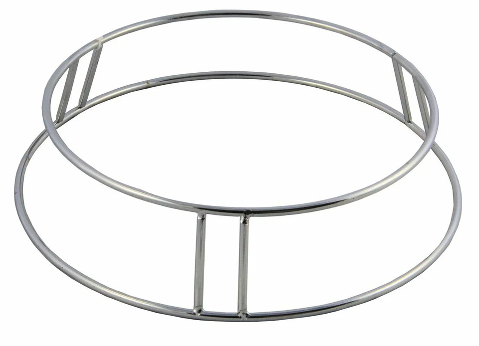 Ø 27 / 24 cm Ringhalterung für Wok mit rundem Boden, Wokring stabil Edelstahl - Bild 1 von 1