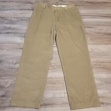 Orvis Corduroy Pants Mens 36 Beige Chino Straight Leg Trousers