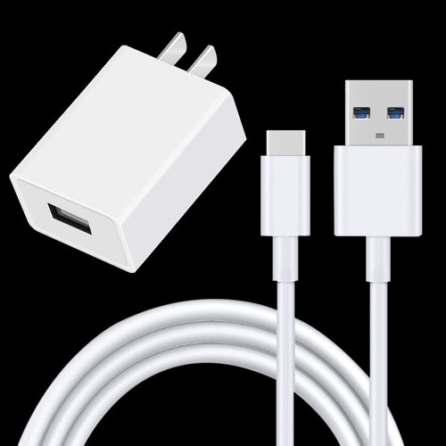 2.1A USB Power Adapter USB-C Data Charging Cable f MetroPCS ZTE Blade Z Max Z982