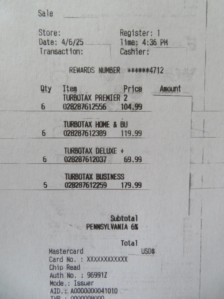 2024 Intuit Turbotax Deluxe Federal State Windows Mac From Staples - Image 4 of 4